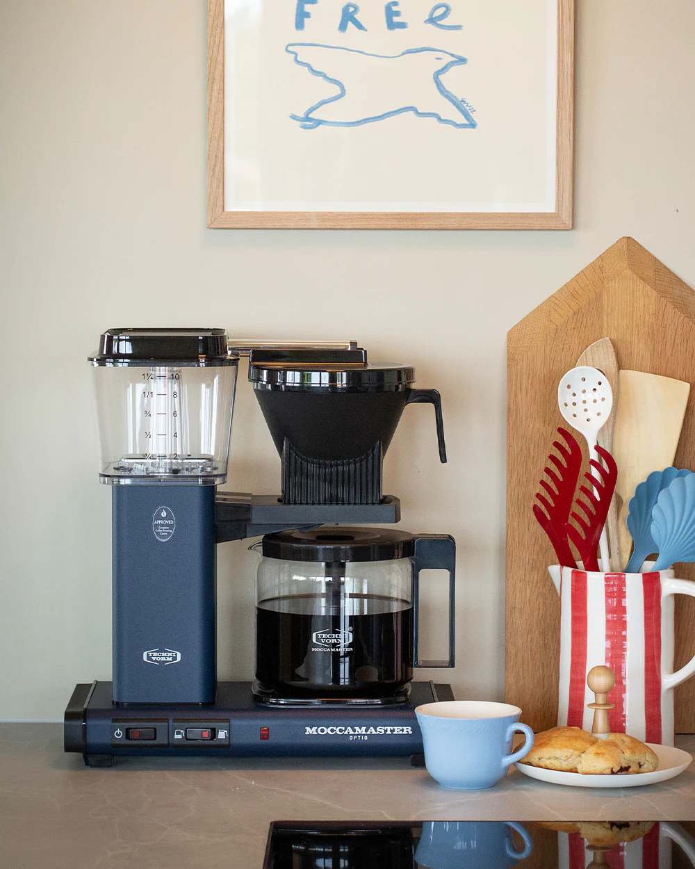 Moccamaster Optio Midnight Blue Kaffetrakter