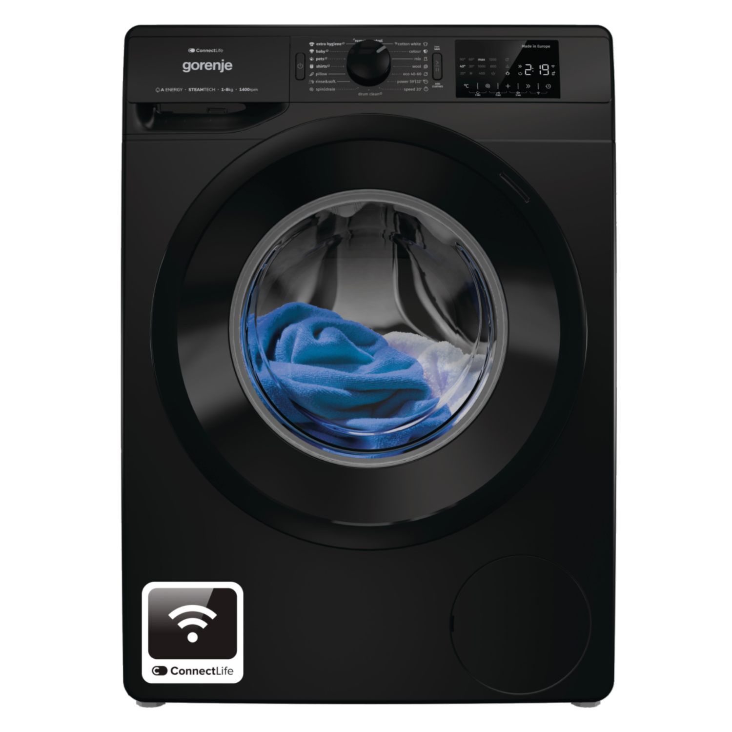 Gorenje Vaskemaskin WPNEI84A1SW/B