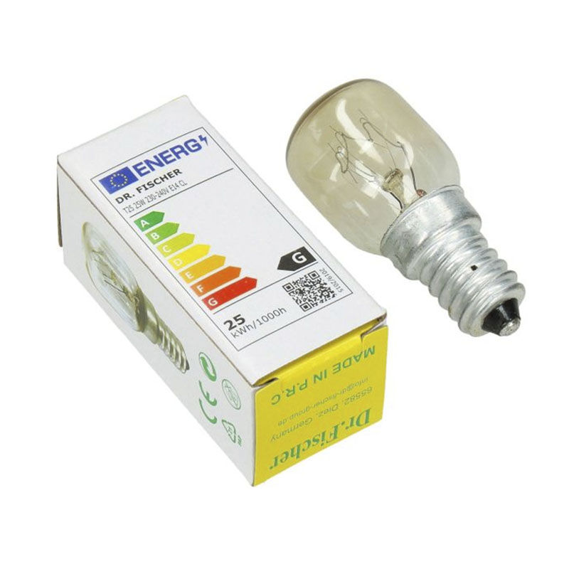 Dr. Fischer Kjøleskapspære T25 25W E14 230-240V CL