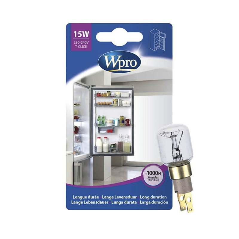 Wpro Kjøleskapspære T-CLICK 15W 230-240V T25