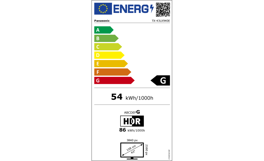 Panasonic 43" Google TV TX-43LX940E