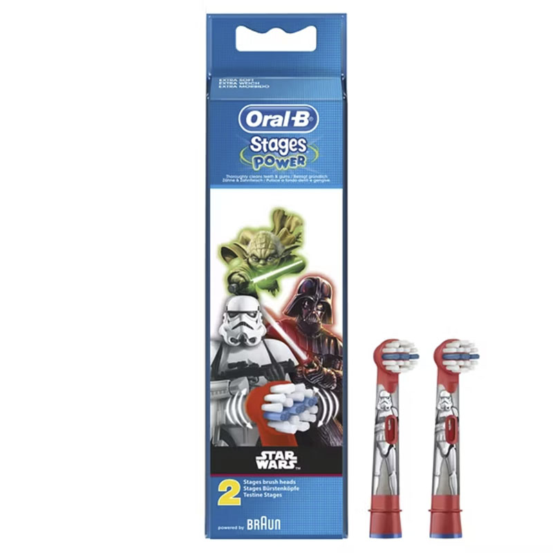 Oral-B Tannbørstehoder Stages Power Star Wars 2 pk