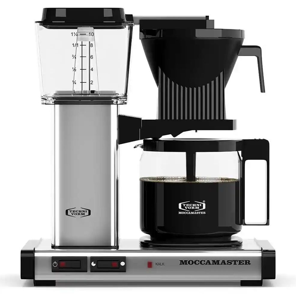 Moccamaster Automatic S Polished Silver Kaffetrakter Moccamaster Automatic S Polished Silver Kaffetrakter