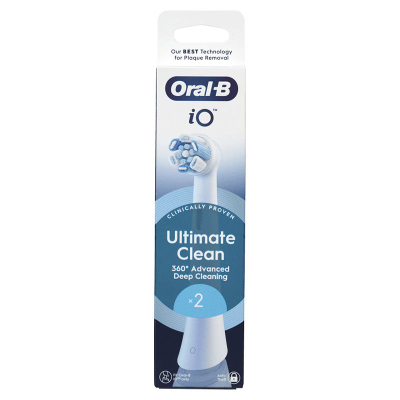 Oral-B iO Ultimate Clean Tannbørstehoder 2 pk