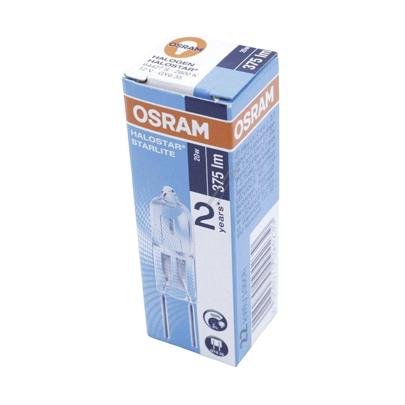 Osram Halogenpære GY6.35 20W 12V