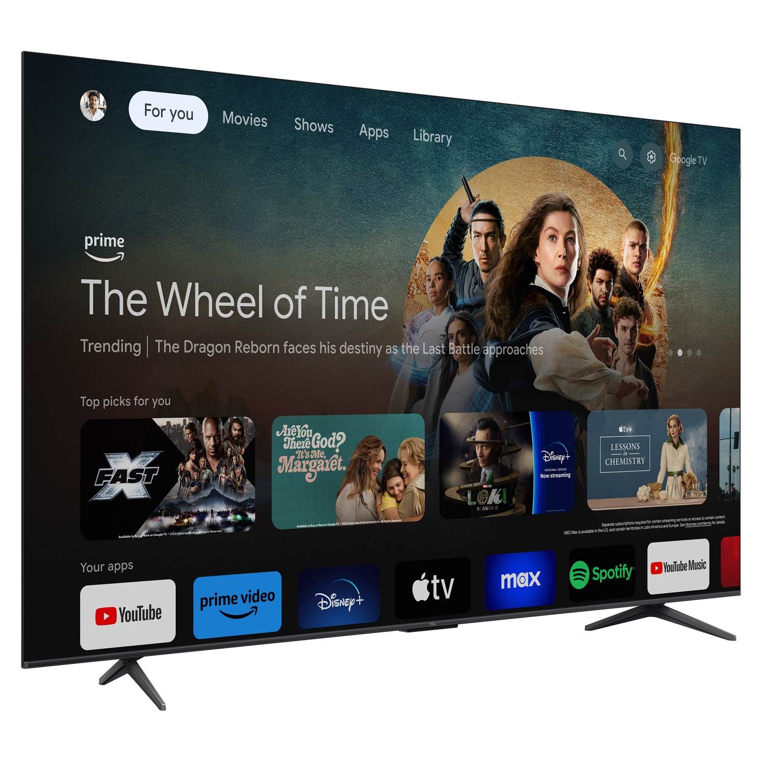 TCL 85" QLED TV 85C655 TCL 85" QLED TV 85C655