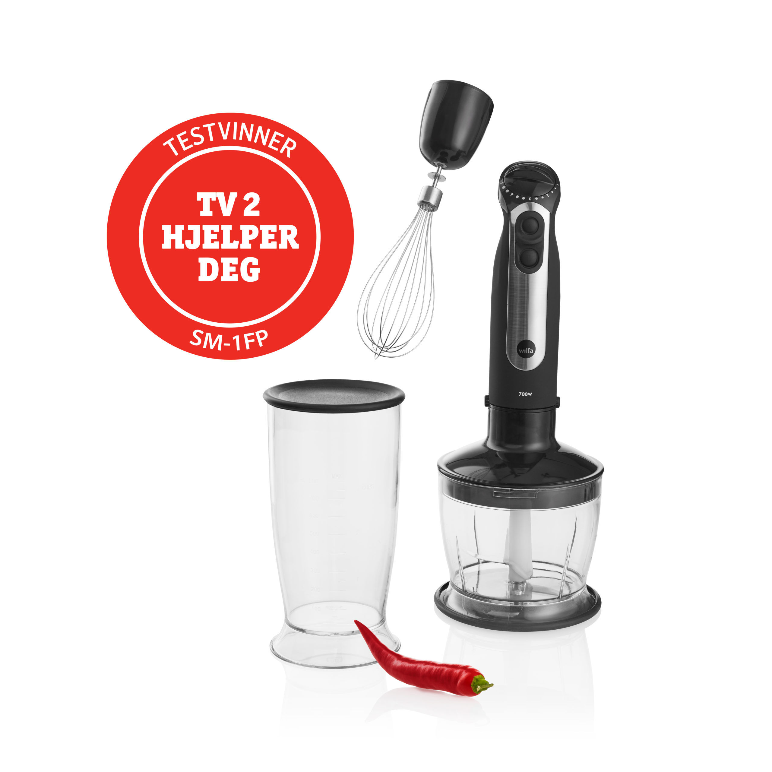 Wilfa Essential Mix&Chop Stamikser SM-1FP Wilfa Essential Mix&Chop Stamikser SM-1FP