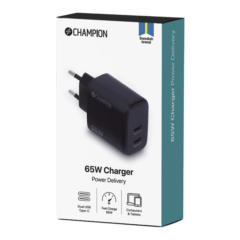Champion Lader 65W PD USB-C