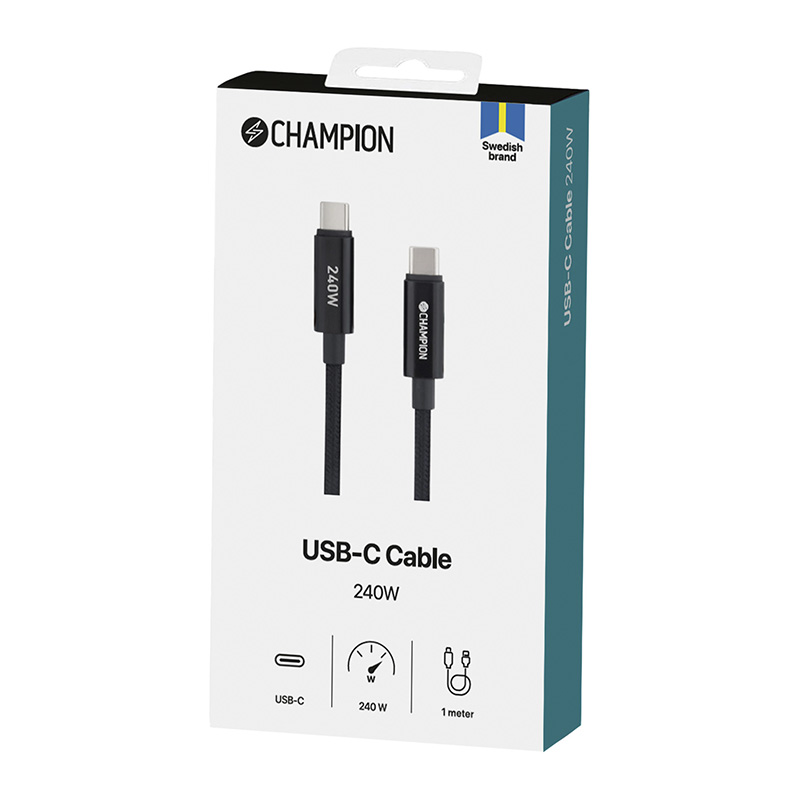 Champion USB-C 240W Cable 1m